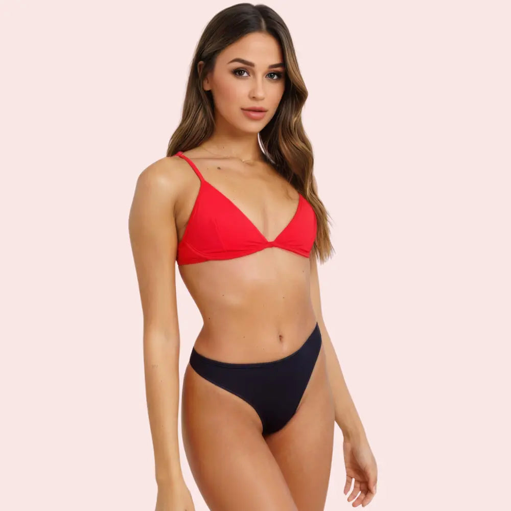 Midnight High-Waisted Bikini Bottom – Classic Black (Bottom Only) Snazzyway